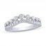 Diamond Contour Ring 1/2 ct tw Round-cut 14K White Gold