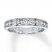 Previously Owned Diamond Band 1/2 ct tw Round-cut 14K White Gold