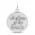 Mother of the Bride Charm Sterling Silver