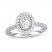 Neil Lane Diamond Engagement Ring 7/8 ct tw 14K White Gold