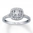 Neil Lane Engagement Ring 1 ct tw Diamonds 14K White Gold