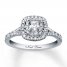 Neil Lane Engagement Ring 1 ct tw Diamonds 14K White Gold