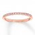 Diamond Wedding Band 1/10 ct tw Round-cut 14K Rose Gold