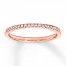 Diamond Wedding Band 1/10 ct tw Round-cut 14K Rose Gold