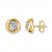 Diamond Earrings 10K Yellow Gold