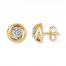 Diamond Earrings 10K Yellow Gold