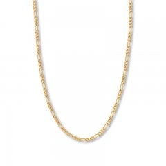 18" Figaro Chain Necklace 14K Yellow Gold Appx. 3.9mm