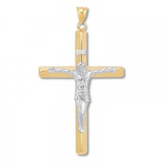 Crucifix Charm 10K Yellow Gold