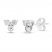 Diamond Earrings 1/4 ct tw 10K White Gold