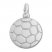 Soccer Ball Charm Sterling Silver