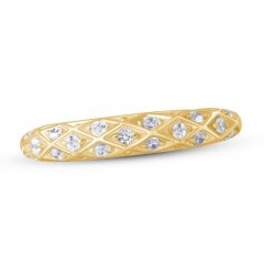 Diamond Anniversary Ring 1/4 ct tw Round-cut 10K Yellow Gold