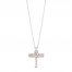 Hallmark Diamonds Necklace 1/10 ct tw Sterling Silver/10K Gold