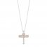 Hallmark Diamonds Necklace 1/10 ct tw Sterling Silver/10K Gold