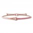 Love + Be Loved Lab-Created Sapphire Bracelet 10K Rose Gold