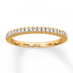 Diamond Wedding Band 1/6 ct tw 14K Yellow Gold