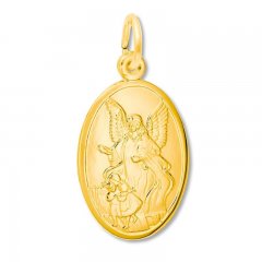 Guardian Angel Charm 14K Yellow Gold