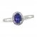 Tanzanite & 1/10 ct tw Diamond Ring 10K White Gold