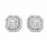 Diamond Earrings 1 ct tw Round-cut 10K White Gold