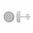 Diamond Earrings 1/4 ct tw Round-cut 10K White Gold