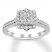 Diamond Engagement Ring 7/8 ct tw 14K White Gold