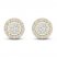 Diamond Stud Earrings 1/4 ct tw Round-Cut 10K Yellow Gold