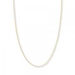 18" Figaro Chain Necklace 14K Yellow Gold Appx. 1.28mm