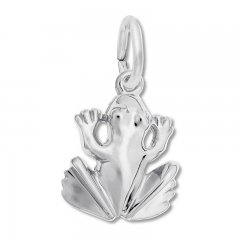 Frog Charm Sterling Silver