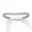 Diamond Enhancer Ring 1/6 ct tw Round-cut 10K White Gold