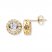 Unstoppable Love 3/4 ct tw Earrings 14K Yellow Gold