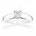 Tolkowsky Solitaire Ring 1/2 Carat Diamond 14K White Gold