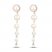 Cultured Pearl Drop Earrings Sterling Silver