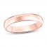 Wedding Band 14K Rose Gold 4mm