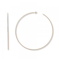 Hoop Earrings 14K Rose Gold 105mm