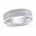 Hammered Wedding Band Platinum 6mm