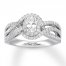 Neil Lane Diamond Engagement Ring 1 ct tw 14K White Gold