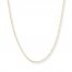 Singapore Chain Necklace 14K Yellow Gold 18" Length