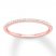 Diamond Wedding Band 1/10 ct tw Round-cut 10K Rose Gold