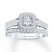 Diamond Bridal Set 1/2 ct tw Round-cut 14K White Gold