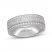 Neil Lane Men's Diamond Wedding Band 1/2 ct tw Round-Cut 14K White Gold