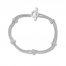 Diamond Bracelet 1/10 ct tw Round-cut Sterling Silver