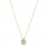 Le Vian Quartz & Diamond Necklace 1/8 ct tw 14K Honey Gold 18"