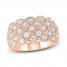 Diamond Checker Ring 1 ct tw Round-cut 10K Rose Gold