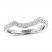 Adrianna Papell Diamond Wedding Band 1/5 ct tw Round-cut 14K White Gold