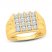 Men's Diamond Ring 1-1/2 ct tw Round-cut 10K Yellow Gold