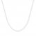 Box Chain Necklace 14K White Gold 18" Length