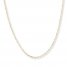 Singapore Chain 14K Two-Tone Gold 18" Length