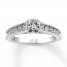 Diamond Engagement Ring 3/4 ct tw Round-cut 14K White Gold