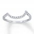 Previously Owned Diamond Wedding Band 1/5 ct tw Round-cut 14K White Gold