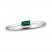 Lab-Created Emerald Baguette Ring Sterling Silver