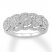 Diamond Ring 3/4 ct tw Round-cut 10K White Gold